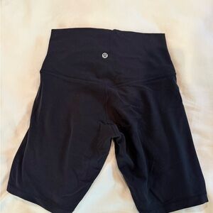 lululemon athletica Midnight Black Bike Shorts